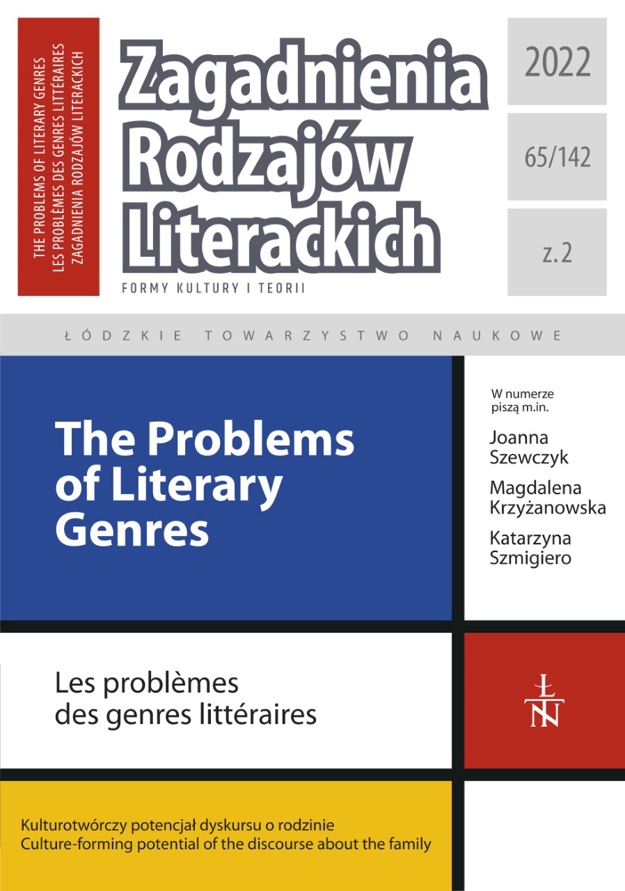 					Pokaż  Tom 65 Nr 2 (2022): Kulturotwórczy potencjał dyskursu o rodzinie
				